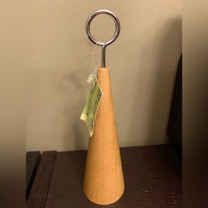 Wooden photo/note/card holder